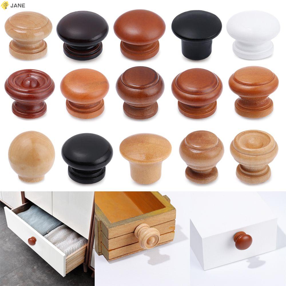 Tay nắm mở cửa tủ ngăn kéo bằng gỗ thật mới