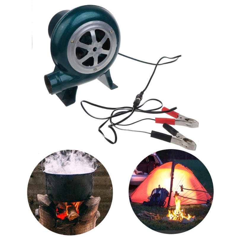 Quạt Thổi Khí Làm Mát Với 12 Chế Độ Điều Chỉnh Tiện Dụng Cho Tiệc Nướng BBQ