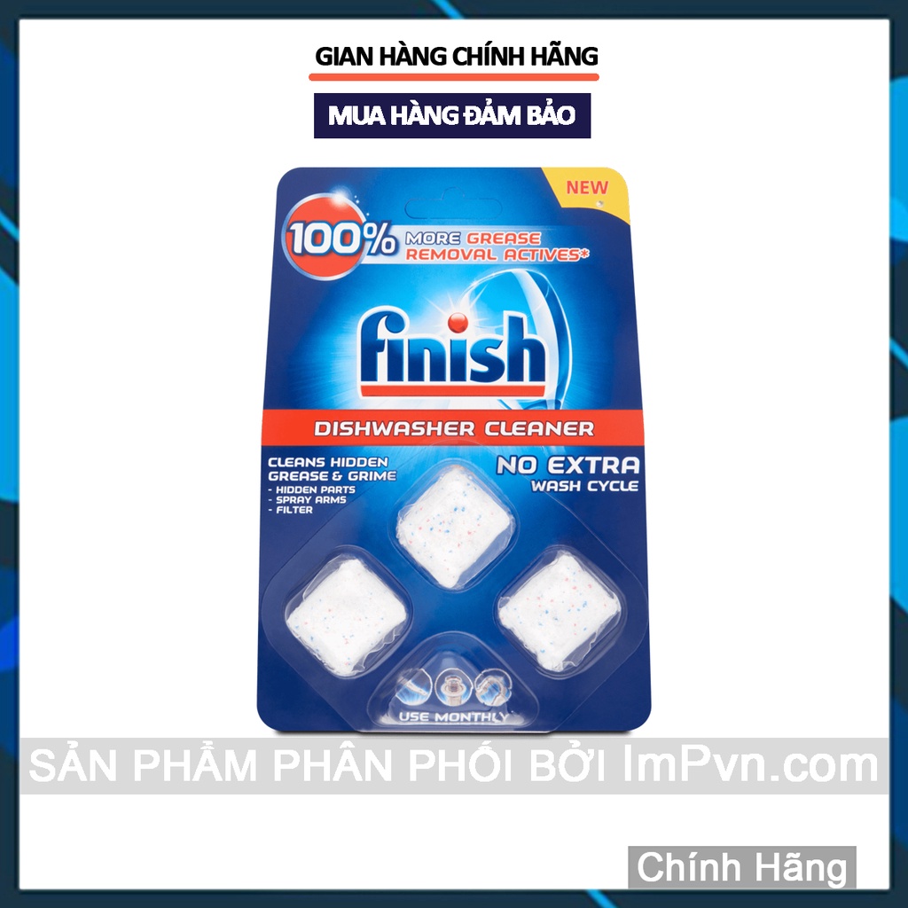 Viên vệ sinh máy rửa bát Finish - sử dụng định kỳ hàng tuần/tháng  - ImP - ImPvn