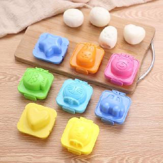 [Bán Lẻ] Khuôn Làm Cơm,Ép Trứng,Làm Bánh Dẻo Tiện Lợi Cho Bé (Sét 6 Khuôn) (SP001131 )