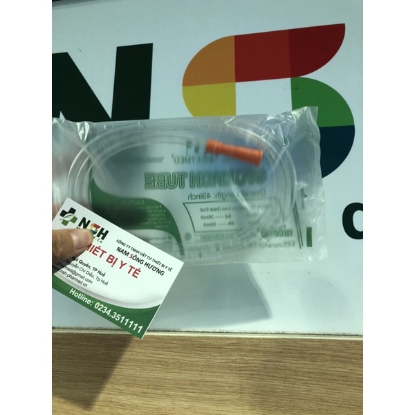 Ống Dây cho ăn dây nuôi xông ăn sonde thông xông dạ dày không nắp  các số 8fr,10fr 12fr, 14fr, 16fr, 18fr