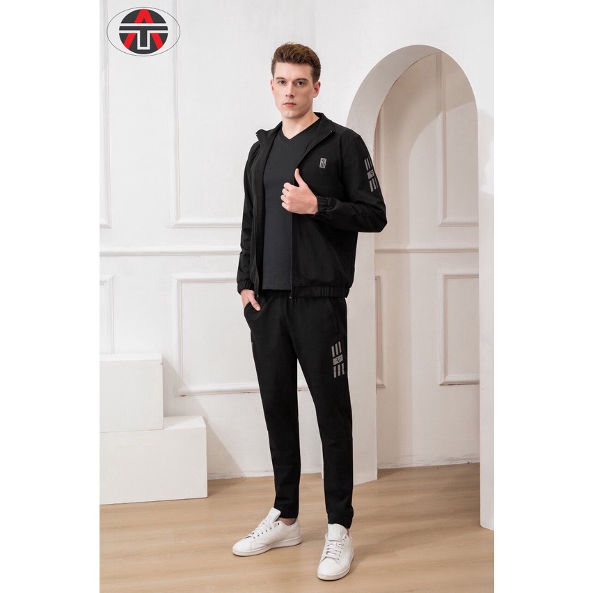 Bộ Gió Thể Thao Nam (An Thắng) Vải 2 Lớp. Chất Gió Cát Co Giãn Mềm Mại.