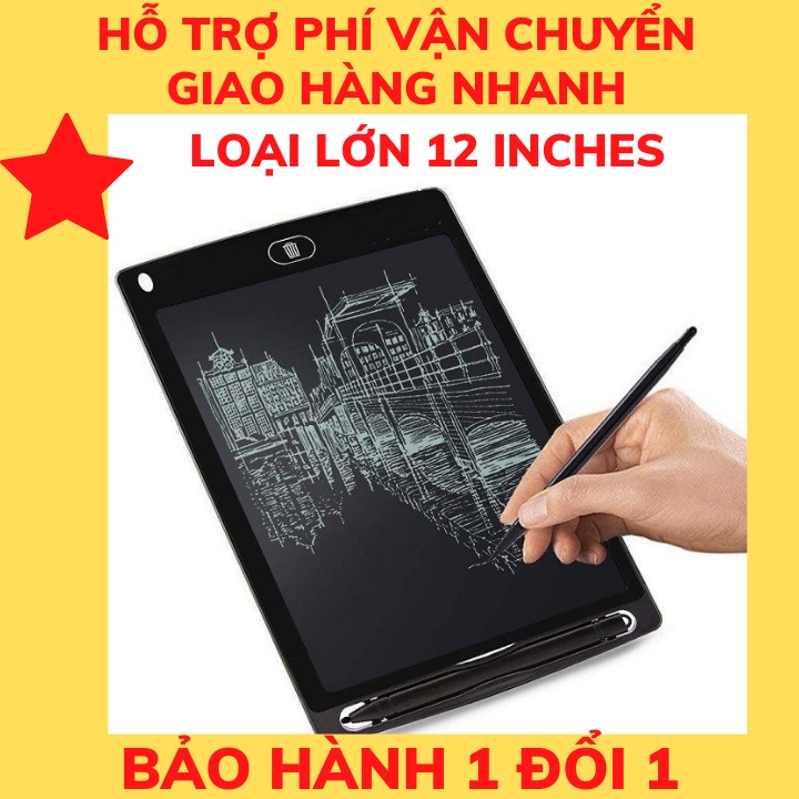 Bảng vẽ điện tử - bảng viết thông minh tự xóa - dụng cụ vẽ viết loại tốt nhiều kích cỡ phù hợp học tập và làm việc