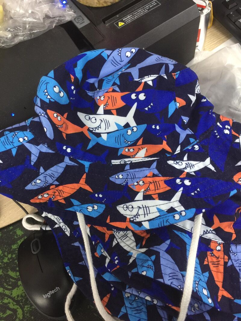 Mũ vành xanh cá mập ❤️ FREESHIP ❤️ Mũ vành xanh cá mập cho bé