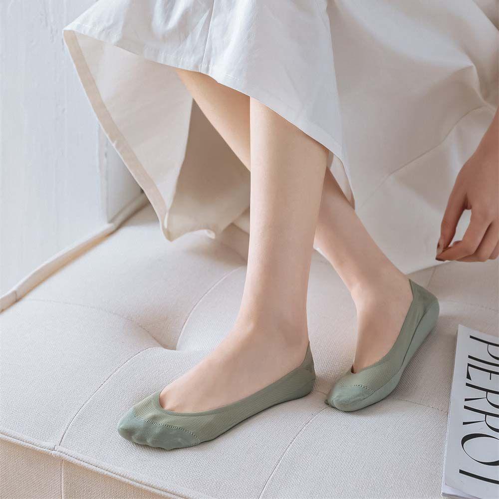 Vớ Rỗng Vô Hình Thoáng Khí Chống Trượt Miệng Nông Thời Trang Mùa Hè Cho Nữ