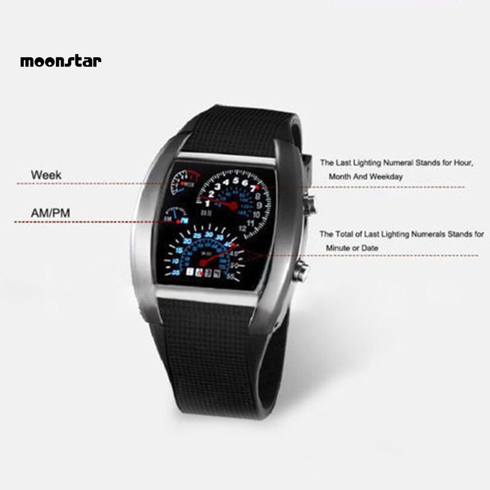 Đồng Hồ Điện Tử Thể Thao Dây Cao Su Cho Nam