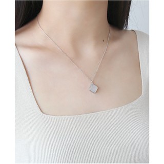 Dây chuyền bạc đá mặt trăng