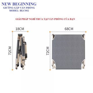 Multi-function home and office furniture, single folding bed frame metal bed, New Beginning BLC002
