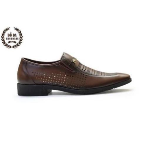 [Sale 3/3] (Hàng Cao Cấp) Giày Âu Lười Loafer Classic Chất Da Thật Sale 11