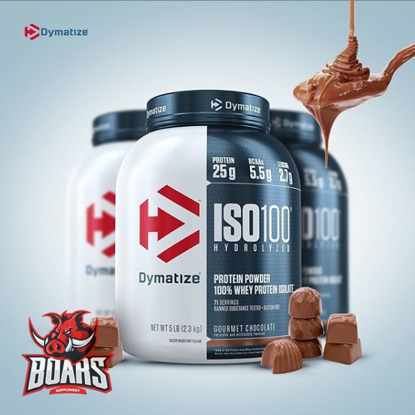 DYMATIZE ISO100 - SỮA WHEY PROTEIN HYDROLYZED HỖ TRỢ PHÁT TRIỂN CƠ BẮP (5 LBS)