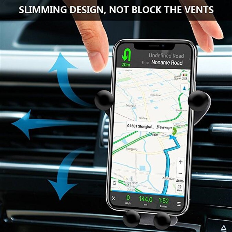 Car Air Air Smartphone Holder Smartphone GPS Gravity Universal Car Mobile Phone Auto Holder Car Assist