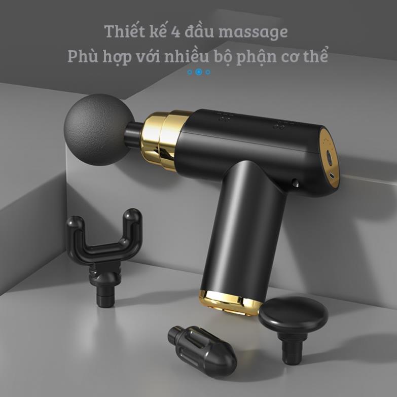 [Xả Hàng]  Máy masage mini cầm tay Súng mát xa Máy đấm lưng massage cổ vai gáy giảm co cứng cơ