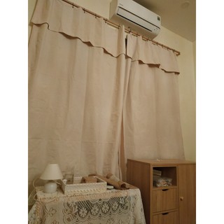 1 Rèm vải canvas dày (cản sáng 90%) kẹp đồng màn cửa