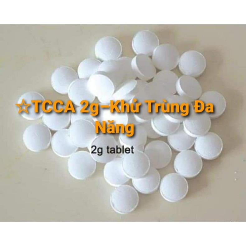 Viên Nén Khử Trùng Nước,Hồ Bơi#TCCA dạng sủi 2g .