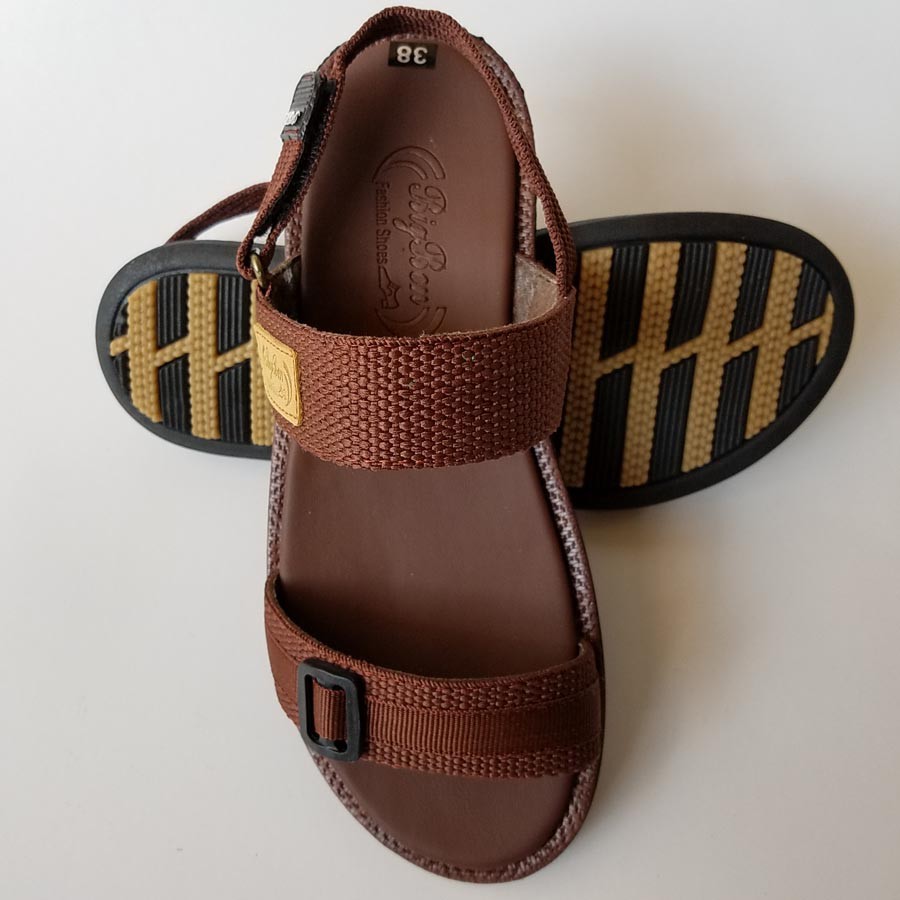 Giày SanDal Nam HKT Shop Quai Dù Lót Da Cao Cấp SD155