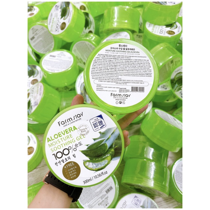 Gel Lô Hội chính hãng Hàn Quốc 100% lô hội giúp mịn da nguyên chất từ thiên nhiên