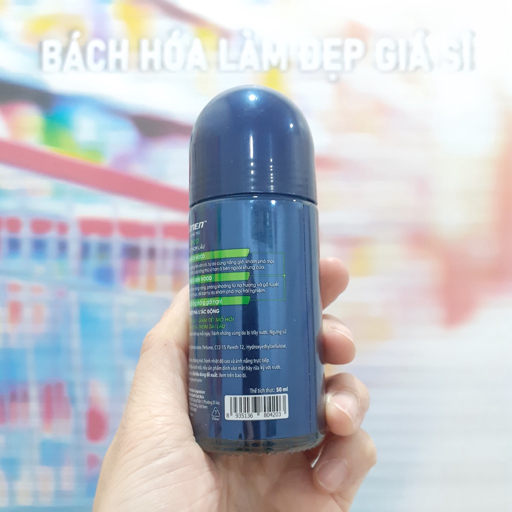 Lăn khử mùi nam Xmen Wood / For Boss Intense 50ml