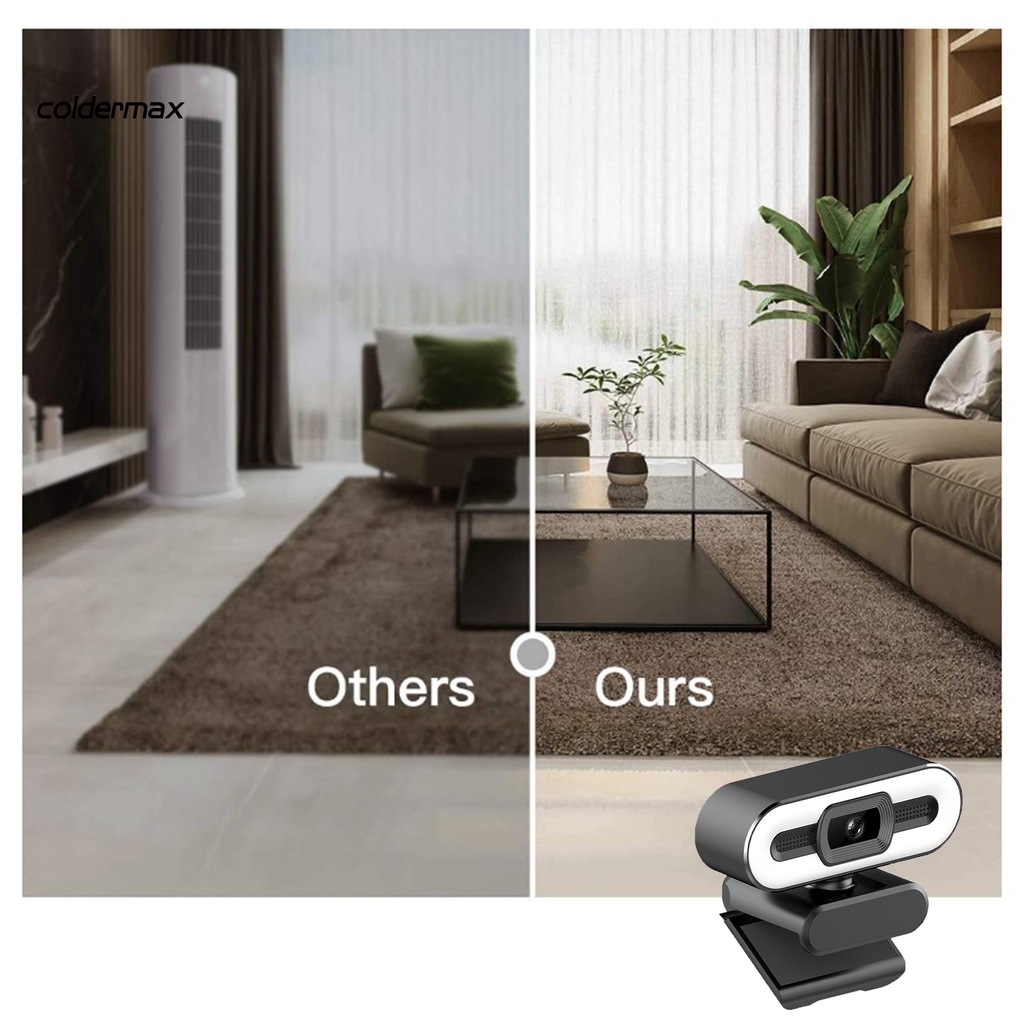 Webcam máy tính 1080P/2K kèm micro có vòng đèn tiện dụng | BigBuy360 - bigbuy360.vn