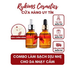 [CHÍNH HÃNG] Combo giảm mụn mờ thâm Goodndoc Serum Vitamin C  Vitamin B5