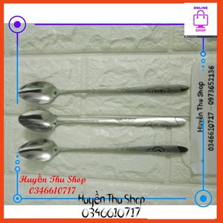 10 thìa sinh tố, ăn bột cán hoa dài 20cm