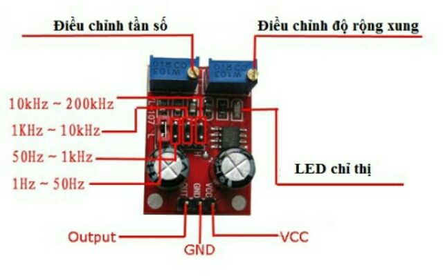 Mạch tạo xung NE555