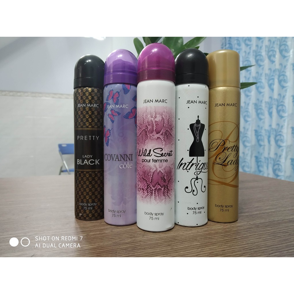 [SALE 50% + TẶNG MẶT NẠ] XỊT NƯỚC HOA NỮ JEAN MARC BA LAN 75ml