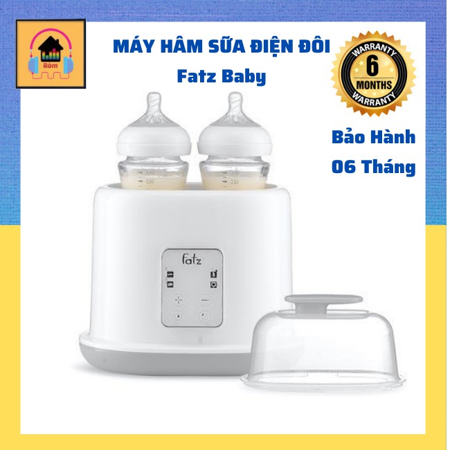 Máy Hâm Sữa Tiệt Trùng 2 Bình Điện Tử Fatz Baby Cho Bé