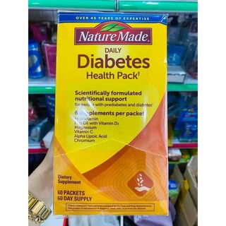 Viên uống hỗ trợ điều hoà đường Nature Made Diabetes 60 gó