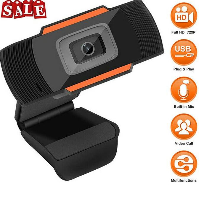 GOOGLE Webcam Hd 720p Tích Hợp Micro Cho Pc Laptop Android Tv