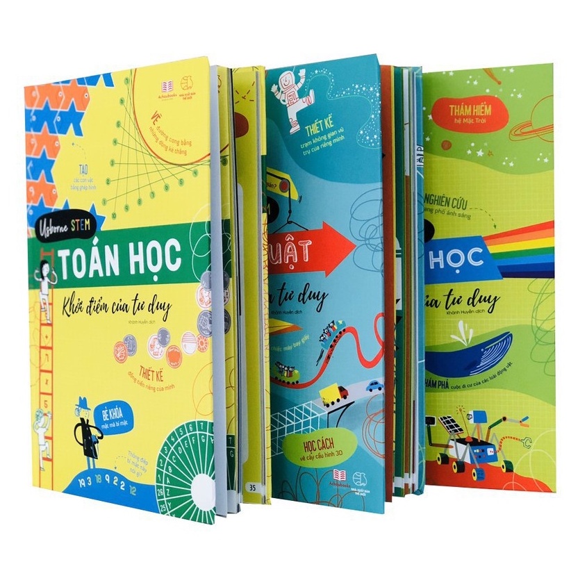 Sách 3 cuốn Khởi Điểm Tư Duy Toán,Khoa học,Kỹ thuật - Á Châu Books