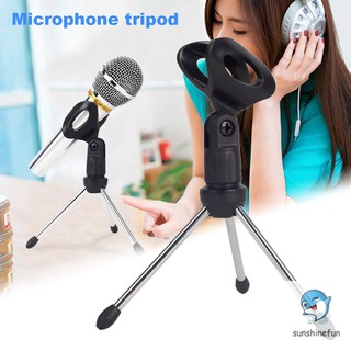 Giá đỡ micro 3 chân chất liệu hợp kim kẽm thiết kế để bàn tiện lợi