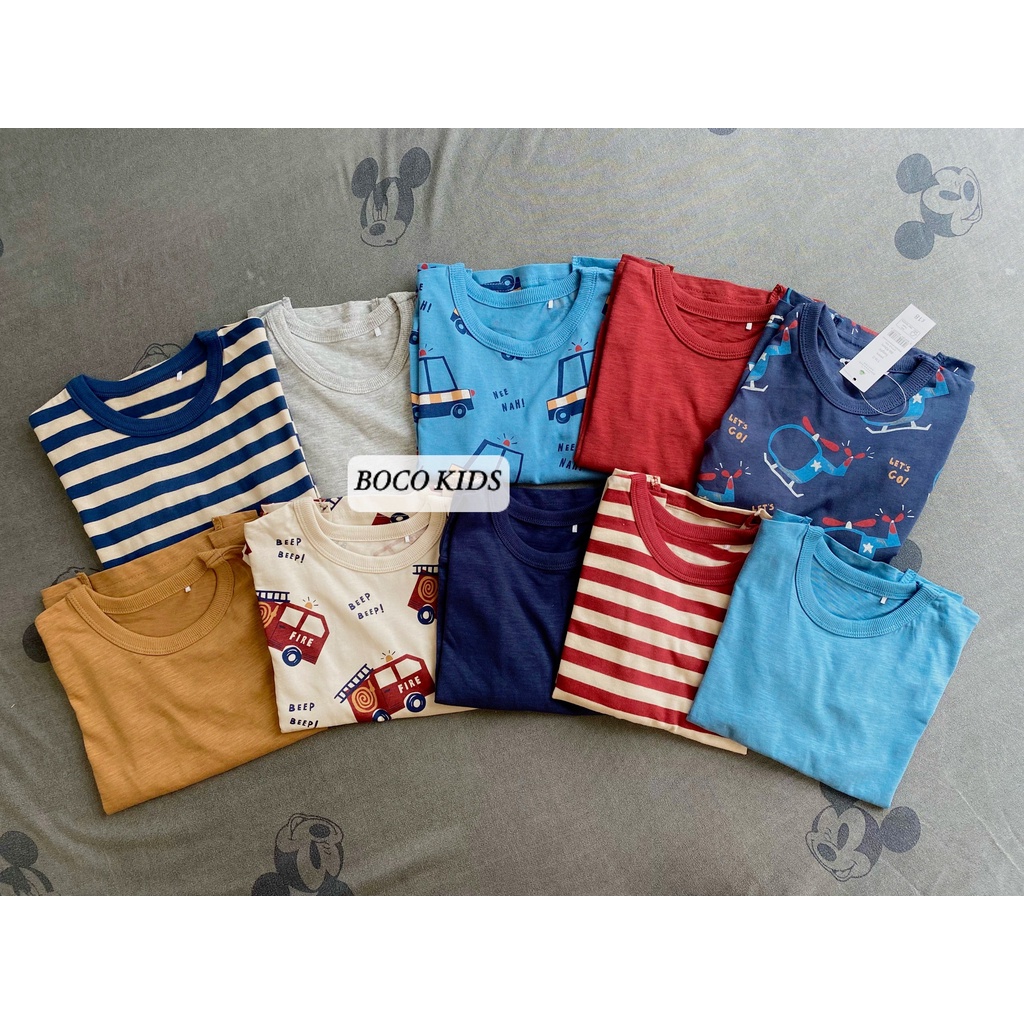 Áo thun dài tay họa tiết màu sắc chính hãng George UK