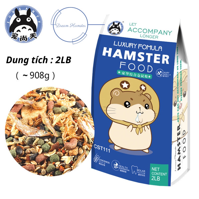 Thức ăn Luxury formula Hamster food (Jonsanty)-2LB (~908gr)