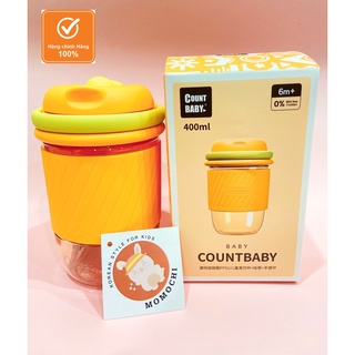 Bình tập uống nước Countbaby có quai cầm tay cho bé 400ML
