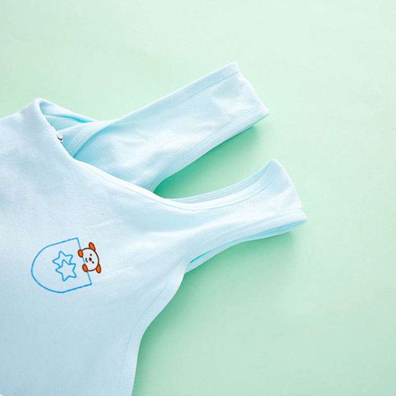 Áo Ngực Cotton Hai Dây Mỏng Thoáng Khí Thời Trang Mùa Hè Cho Bé Gái 8-16 Tuổi