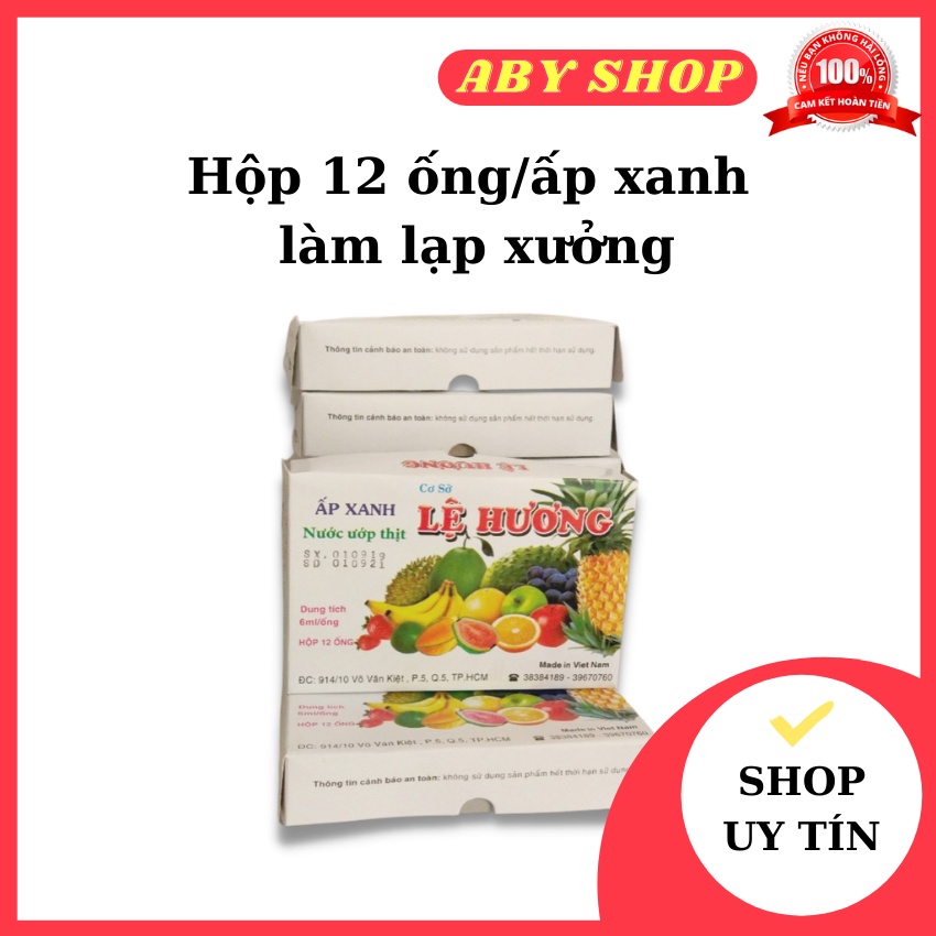 Hộp 12 ống ⚡ HÀNG CAO CẤP ⚡ hộp 12 ống ấp xanh làm lạp xưởng / ướp thịt