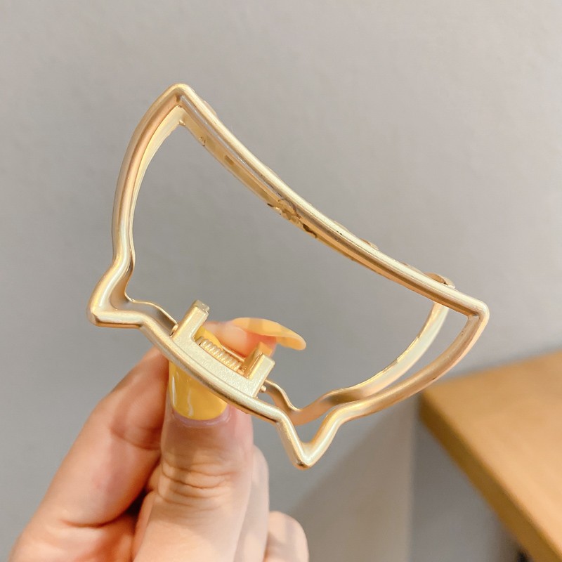 iF YOU Kẹp tóc kim loại kiểu bướm đính ngọc trai giả thời trang cho nữ