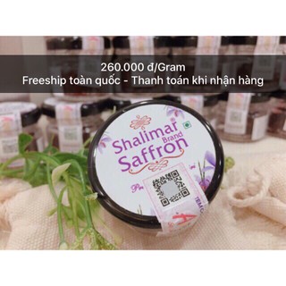 Nhụy hoa nghệ tây hữu cơ thượng hạng Shalimar Kashmir Saffron