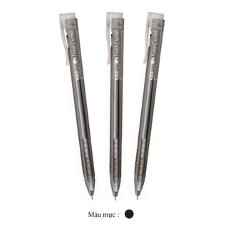 [Ngòi 0.5/0.7] Bút Bi Đen Faber-Castell [yalcado.station]