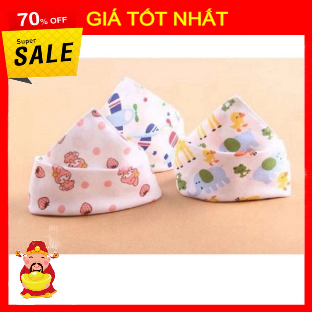 Yếm cotton 2 cúc bấm