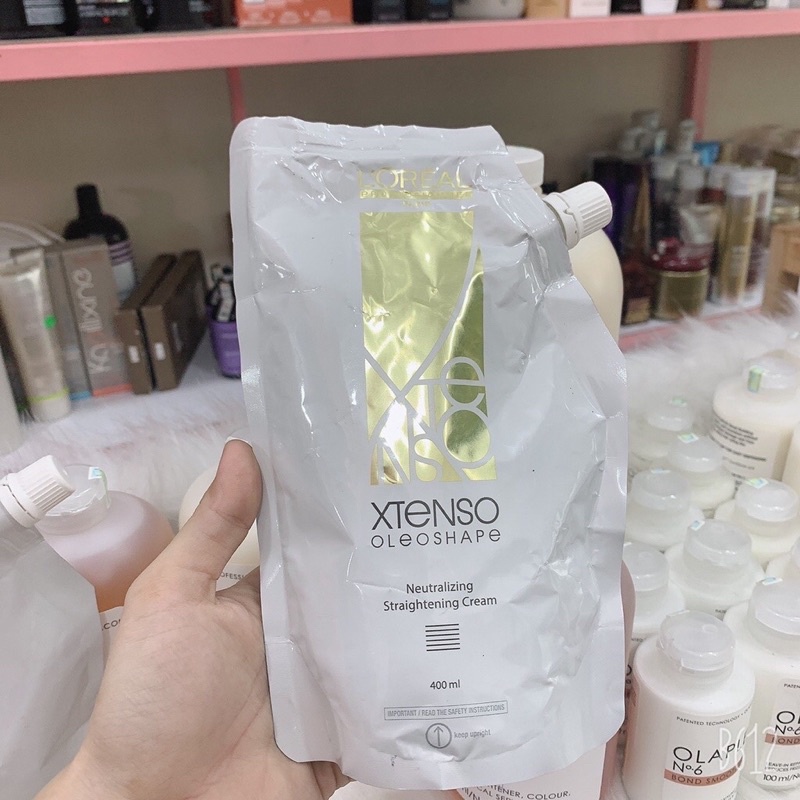 Kem Uốn Duỗi Tóc LOREAL X- Tenso 400ml Dành Cho Tóc Siêu Khoẻ, Tóc Khoẻ, Tóc Trung Bình, Tóc Yếu 400ml*2