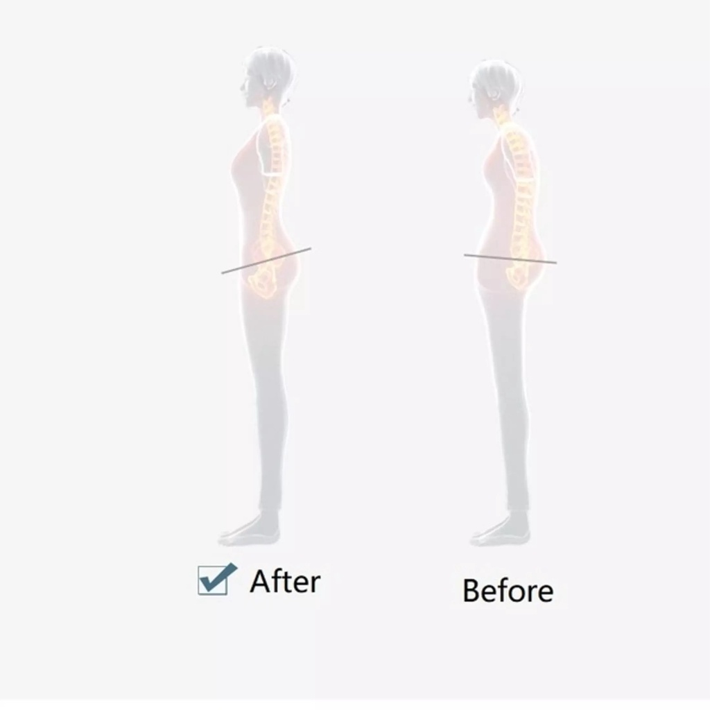 Gối cao su non đỡ thắt lưng với vỏ lưới 4d giảm đau thần kinh tọa