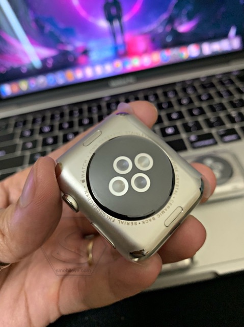 Đồng hồ Apple watch 42mm thép Đen/Trắng New Fullbox