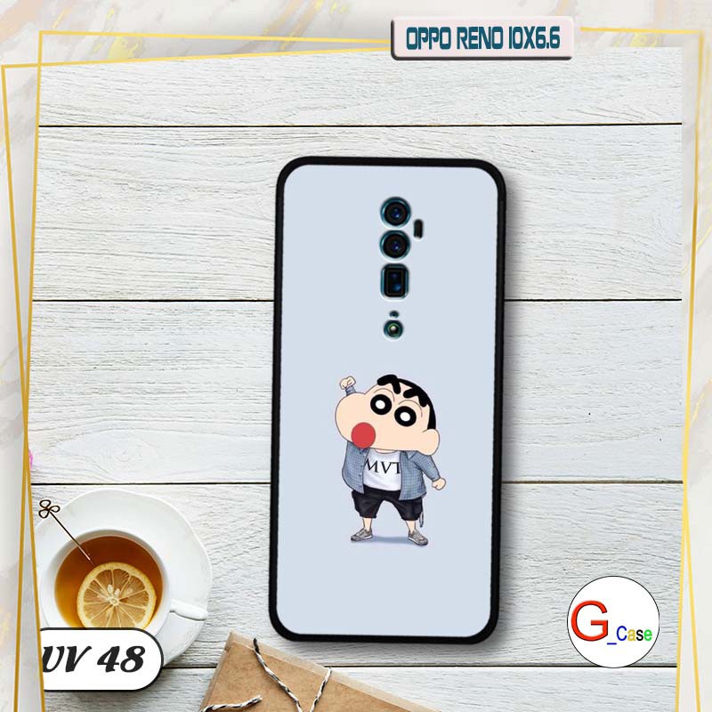 Ốp điện thoại OPPO RENO 10X ZOOM 6.6 lưng nhám viền cao su dẻo in hình