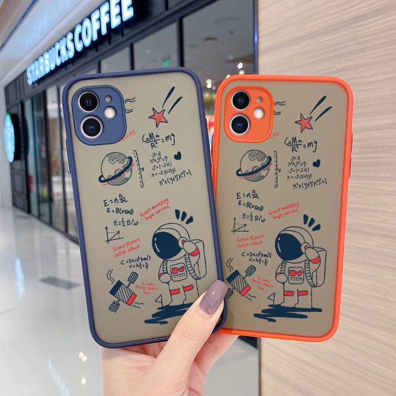 Ốp Điện Thoại Cứng Nhám Hình Phi Hành Gia Chống Sốc Bảo Vệ Camera Cho Realme 9 Pro Plus Narzo 50 Pro V25 Q5 5G