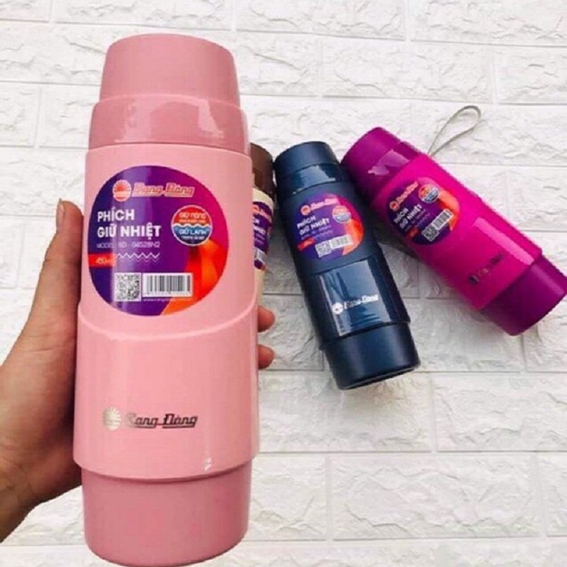 Bình Nước Giữ Nhiệt Cao Cấp Rạng Đông Dung Tích 450ml Hàng Chính Hãng
