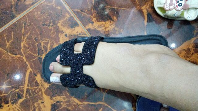 Dép chữ H kim tuyến