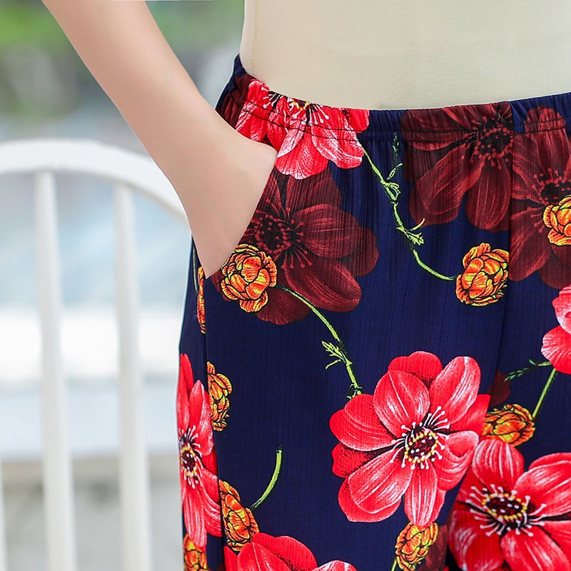 ĐỒ BỘ MẶC NHÀ TRUNG NIÊN NỮ- BỘ THUN TĂM HOA SANG TRỌNG | BigBuy360 - bigbuy360.vn