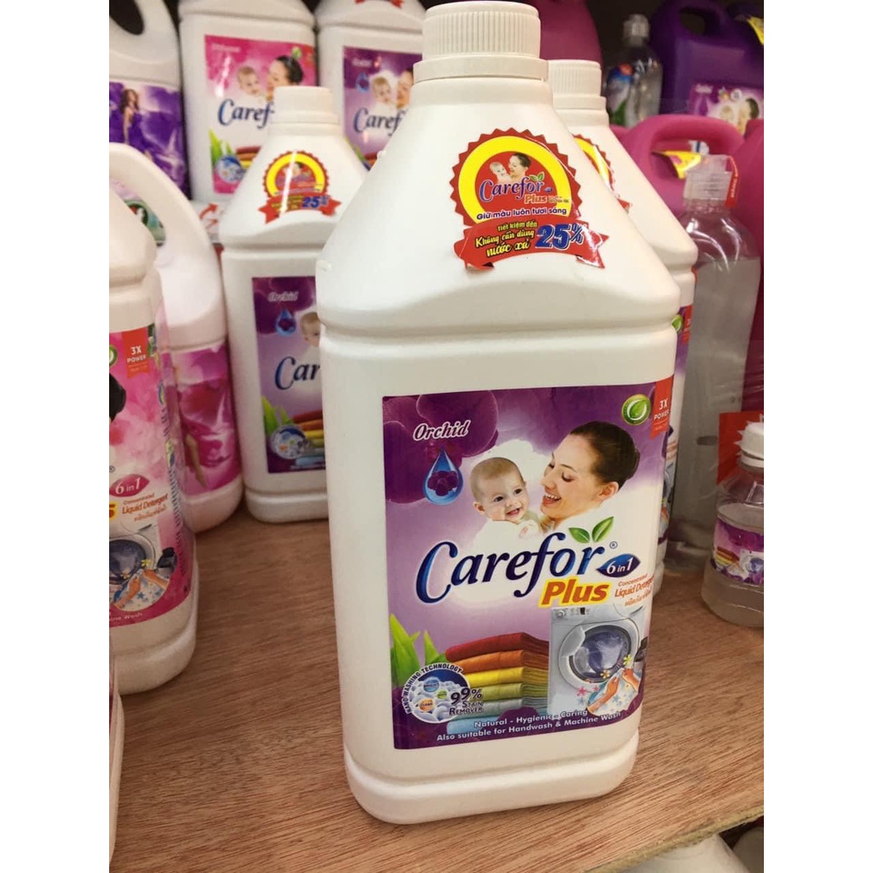 Nước giặt Carefor 3500ml Thái Lan - hàng  hãng