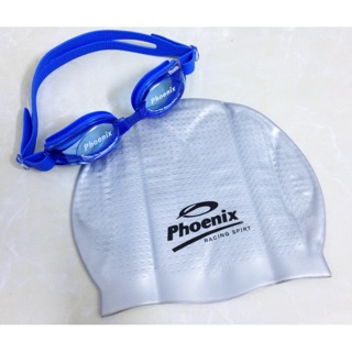 Nón bơi kèm kính (Phoenix)